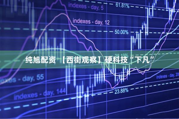 纯旭配资 【西街观察】硬科技“下凡”