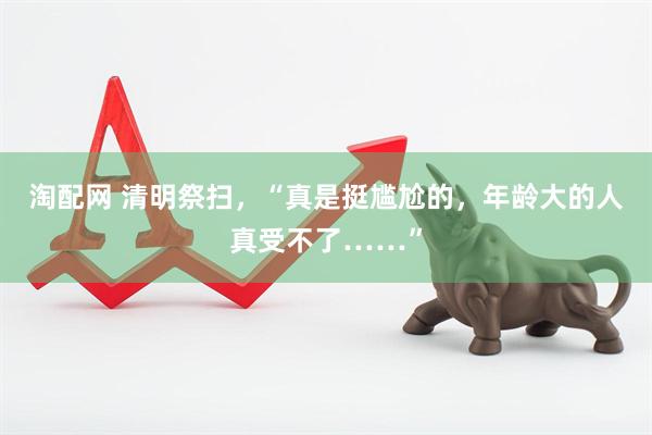 淘配网 清明祭扫，“真是挺尴尬的，年龄大的人真受不了……”